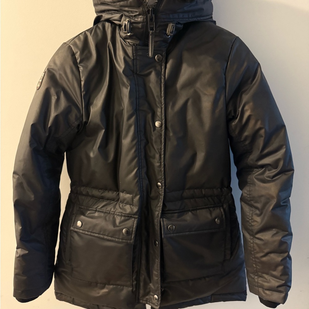 Women's Black Parka
